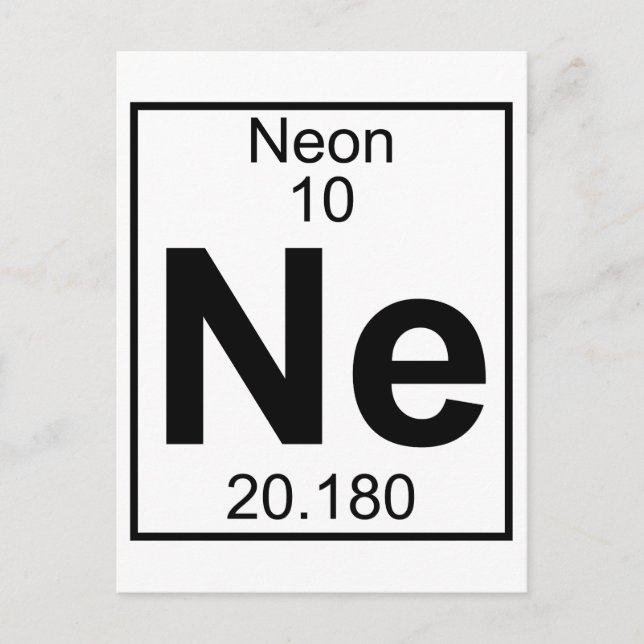 Inslag 010 - NE - Neon (Fullt) Vykort (Framsida)