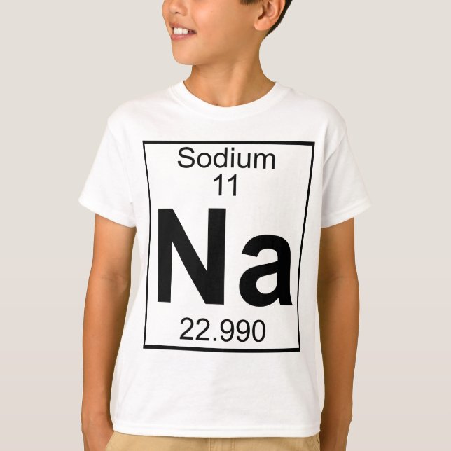 Inslag 011 - Na - Natrium (fullt) Tee (Framsida)