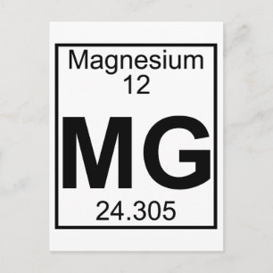 Inslag 012 - Mg - Magnesium (Fullt) Vykort