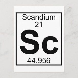 Inslag 021 - Sc - Scandium (Fullt) Vykort