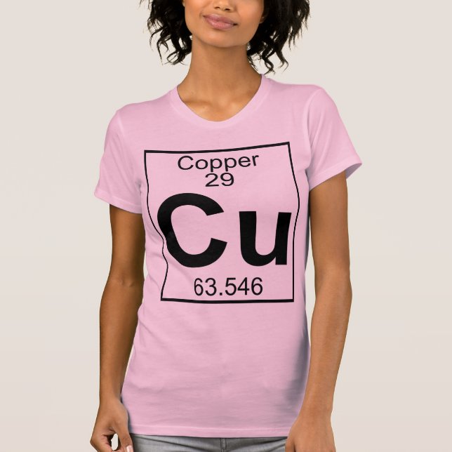 Inslag 029 - Cu - förkoppra (fullt) Tee (Framsida)