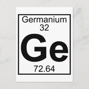 Inslag 032 - Ge - Germanium (Fullt) Vykort