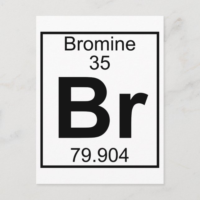 Inslag 035 - Br - Bromine (Fullt) Vykort (Framsida)