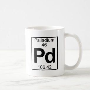 Inslag 046 - Pd - Palladium (fullt) Kaffemugg