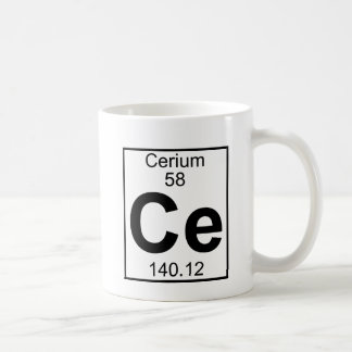 Inslag 058 - Ce - Cerium (fullt) Kaffemugg
