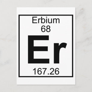 Inslag 068 - Er - Erbium (Fullt) Vykort