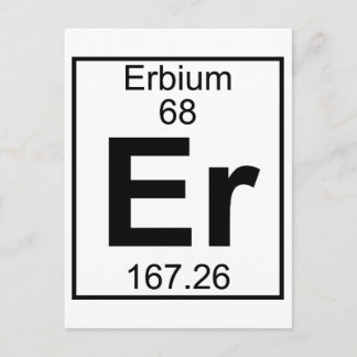 Inslag 068 - Er - Erbium (Fullt) Vykort