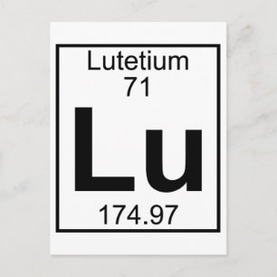 Inslag 071 - Lu - Lutetium (Fullt) Vykort