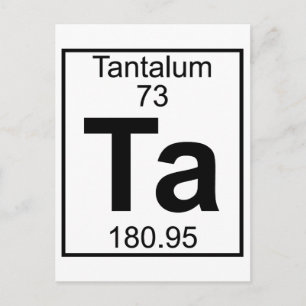 Inslag 073 - Ta - Tantalum (Fullt) Vykort