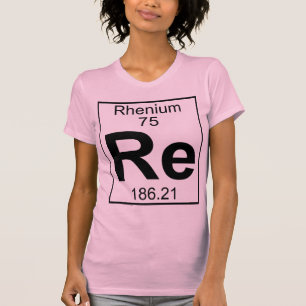 Inslag 075 - Beträffande - Rhenium (fullt) T-shirt