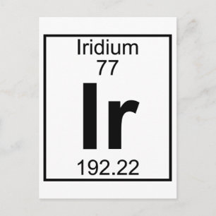 Inslag 077 - Ir - Iridium (Fullt) Vykort