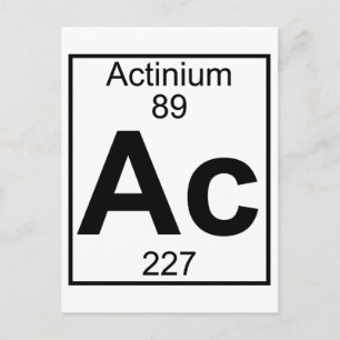 Inslag 089 - Ac - Actinium (Fullt) Vykort