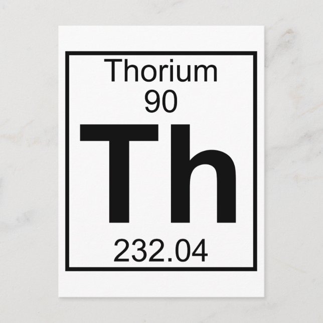 Inslag 090 - Th - Thorium (Fullt) Vykort (Framsida)