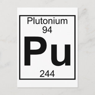 Inslag 094 - Pu - Plutonium (Fullt) Vykort