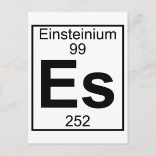 Inslag 099 - Es - Einsteinium (Fullt) Vykort