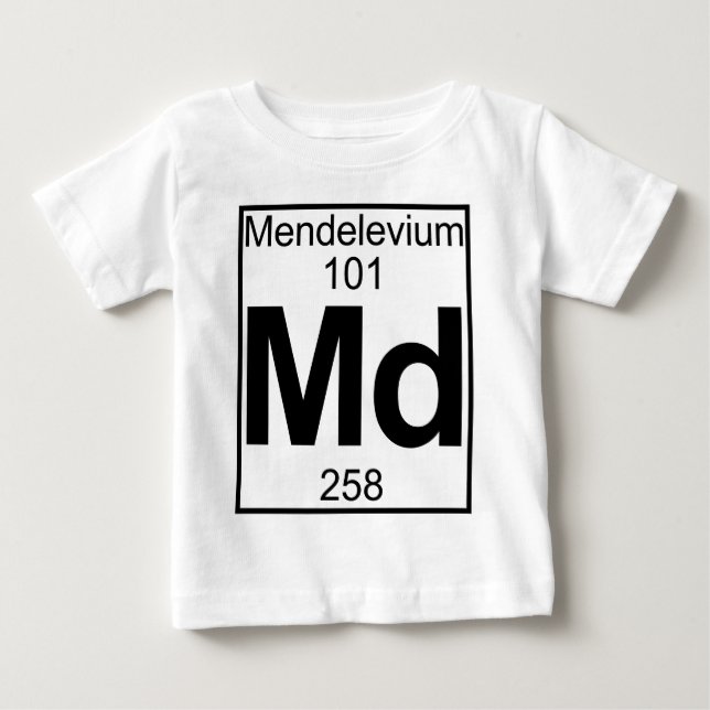 Inslag 101 - Md - Mendelevium (fullt) Tee (Framsida)