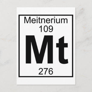 Inslag 109 - Mt - Meitnerium (Fullt) Vykort