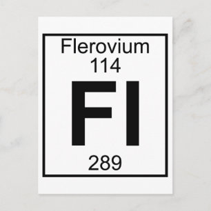 Inslag 114 - Fl - Flerovium (Fullt) Vykort