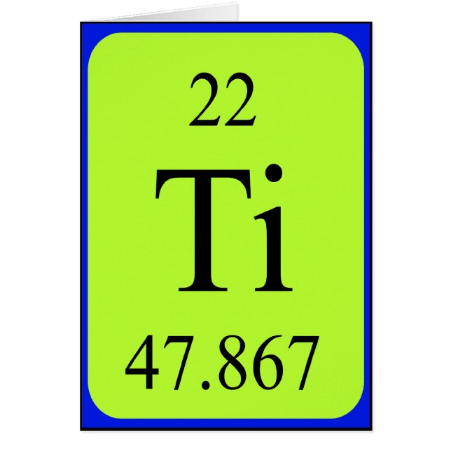 Inslag 22-kort - Titanium Hälsningskort (Framsidan)