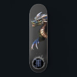 *~* Inslag AP88 Elemental Dragon Fierce Blue Mini Skateboard Bräda 18,5 Cm<br><div class="desc">(Sök efter liknande objekt i kod AP88 ) Överför enkelt till andra Zazzle-produkter. Elemental Inslag DRAGON with RING of BRRE / FLAMES / FLAME och INITIAL MONOGRAM for your name - Behålla eller redigera eller ta bort texten. Den här Trending skateboard-skateboard China stil anpassningsbar pro Inslag Dragon-konstruktionen är definitivt coola...</div>