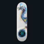*~* Inslag AP88 Elemental Metallic Dragon Mini Skateboard Bräda 18,5 Cm<br><div class="desc">(Sök efter liknande objekt i kod AP88 ) Överför enkelt till andra Zazzle-produkter. Elemental Inslag DRAGON with RING of BRRE / FLAMES / FLAME och INITIAL MONOGRAM for your name - Behålla eller redigera eller ta bort texten. Den här Trending skateboard-skateboard China stil anpassningsbar pro Inslag Dragon-konstruktionen är definitivt coola...</div>