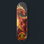 *~* Inslag AP88 Fire Elemental Dragon Fierce Mini Skateboard Bräda 18,5 Cm<br><div class="desc">(Sök efter liknande objekt i kod AP88 ) Överför enkelt till andra Zazzle-produkter. Elemental Inslag DRAGON with RING of BRRE / FLAMES / FLAME och INITIAL MONOGRAM for your name - Behålla eller redigera eller ta bort texten. Den här Trending skateboard-skateboard China stil anpassningsbar pro Inslag Dragon-konstruktionen är definitivt coola...</div>