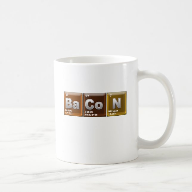 Inslag av bacon kaffemugg (Höger)
