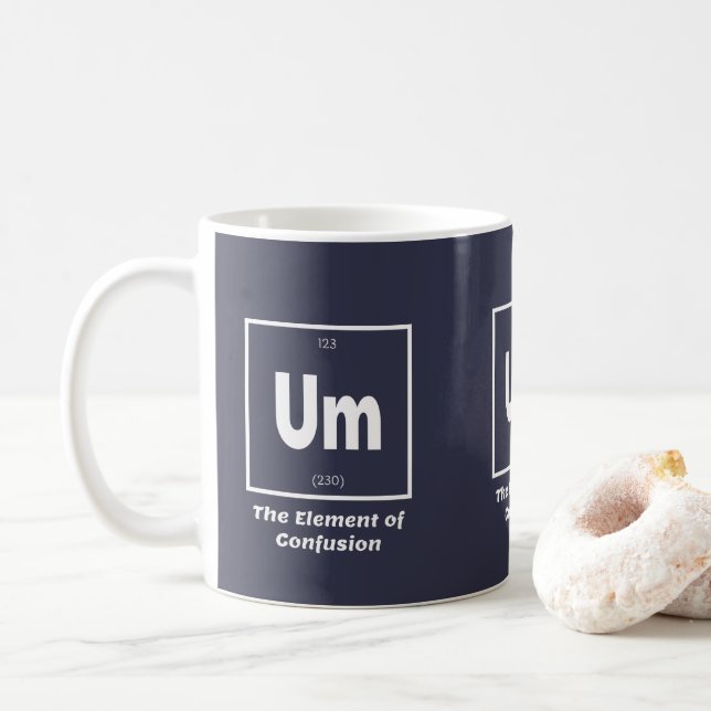Inslag av konfusionskemedel kaffemugg (Med munk)