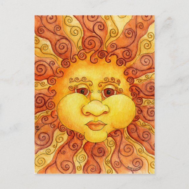 Inslag - brandvykort vykort (Framsida)