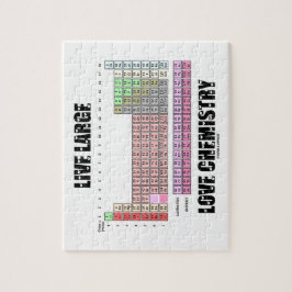 Inslag för bord för levande stor kärlekkemi pussel