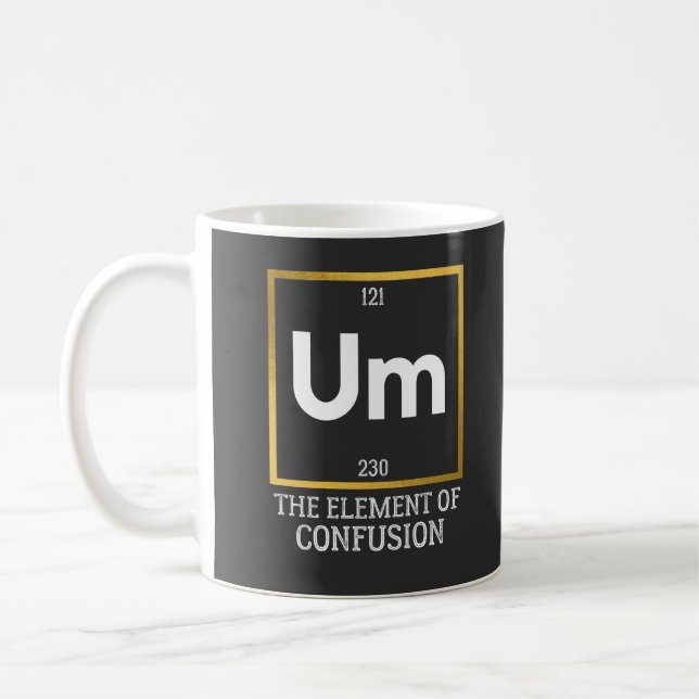 Inslag i konfusion T-Shirt Kaffemugg (Vänster)