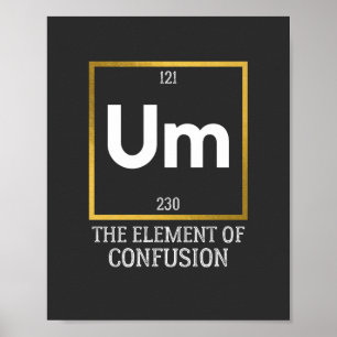 Inslag i konfusion T-Shirt Poster