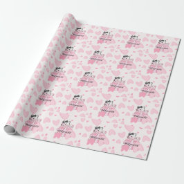 Inslag i stil – Katt & bok-temat presentpapper