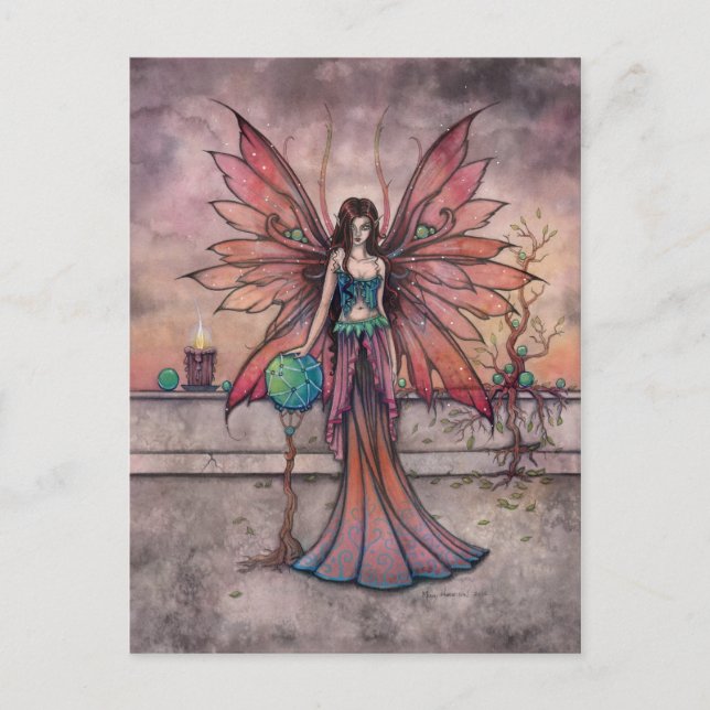Inslag i Sync Fairy Fantasy Art Postcard Vykort (Framsida)