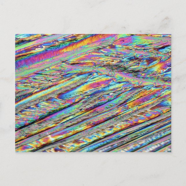 Inslag/magnesium i mikroskop vykort (Framsida)