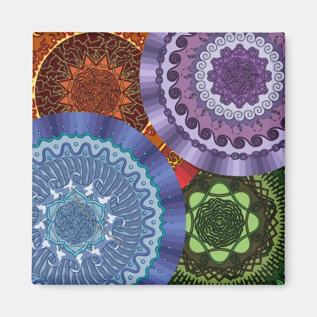 Inslag Mandalas Magnet (Framsidan)