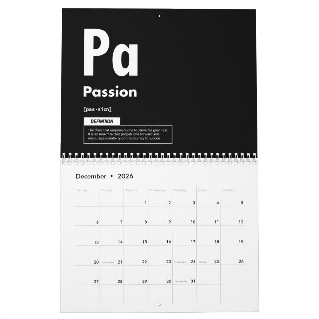 Inslag of Success - Gym Hustle Motivational Kalender (Dec 2026)