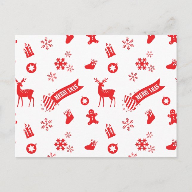 Inslag till jul helg vykort (Framsida)