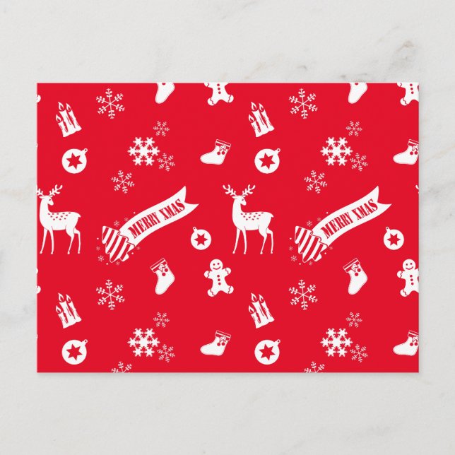 Inslag till jul helg vykort (Framsida)