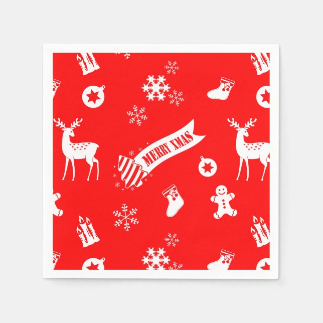 Inslag till jul pappersservett (Framsidan)
