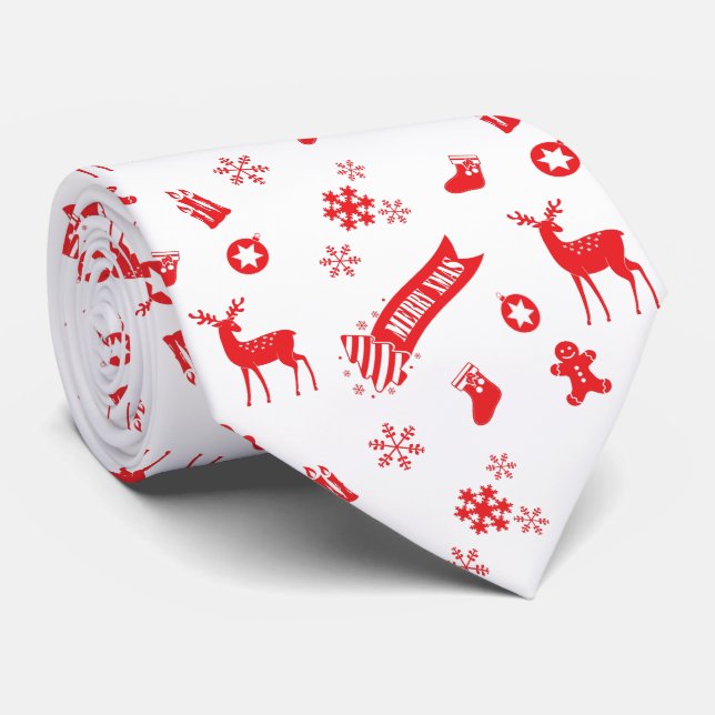 Inslag till jul slips (Rullad)