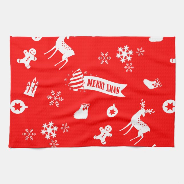Inslag till Red Kitchen Towel Kökshandduk (Horisontell)
