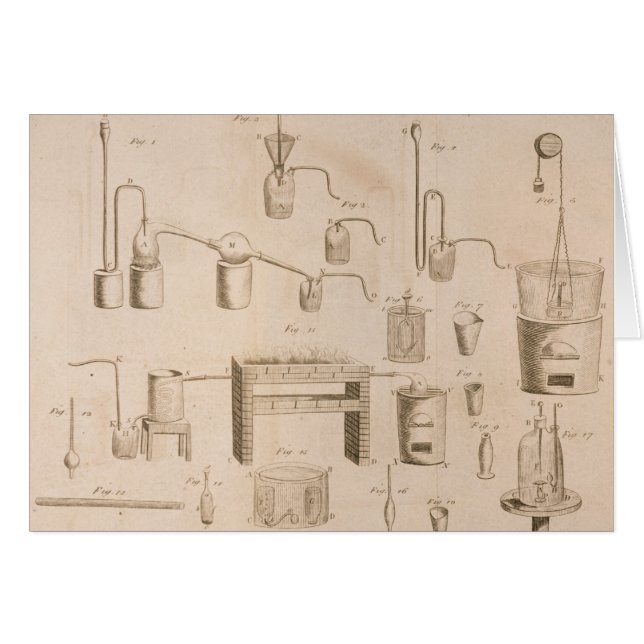 Inslagen av Chemistry Hälsningskort (Framsidan Horizontal)