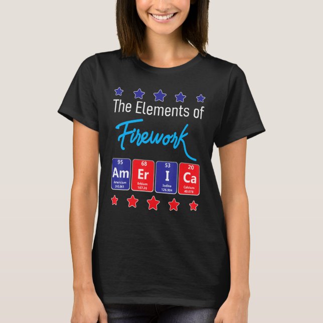 Inslagen Fireworks Merica Fireworks Director T Shirt (Framsida)