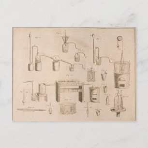 Inslagen för kemi" vykort