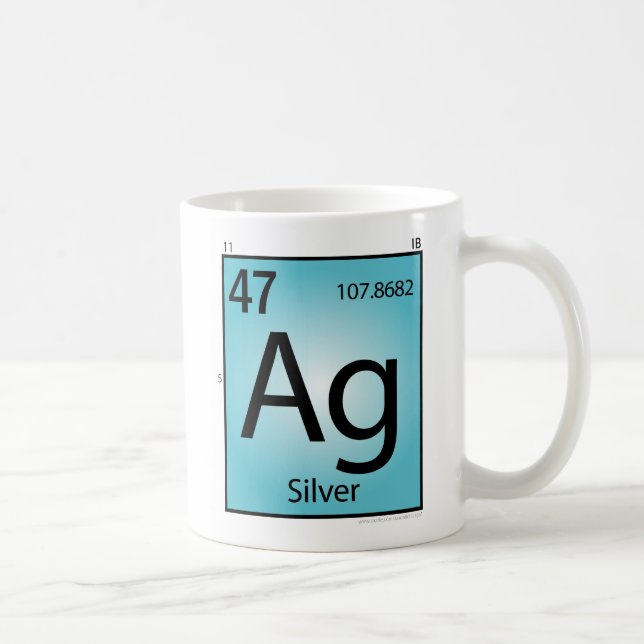 Inslagmugg för silver (Ag) Kaffemugg (Höger)