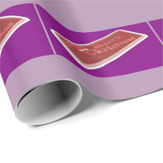 Inslagning av god jul presentpapper