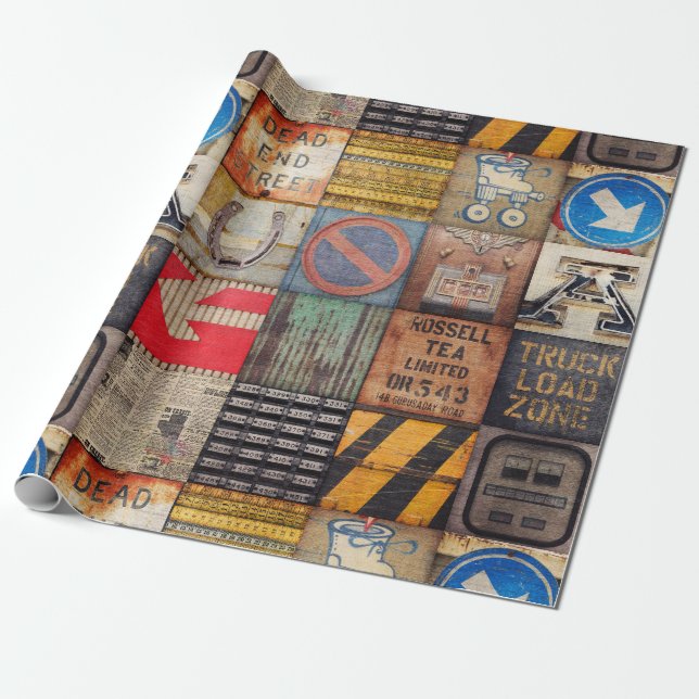 Inslagning av industridesign papper eller för avsv presentpapper (Utrullad)