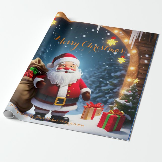 inslagspapper Av James Michael Miller Presentpapper (Utrullad)