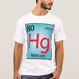 InslagT-tröja för mercuryen (Hg) - bekläda enda T Shirt